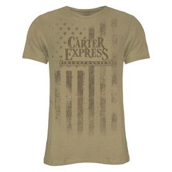 Image of Premium Tan Patriotic Short Sleeve Tee