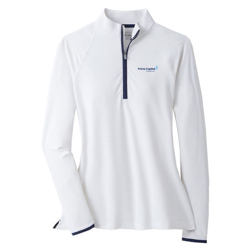 Peter Millar® Ladies' Perth Quarter Zip Pullover Shirt image thumbnail