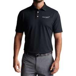 Image of Peter Millar® Solid Stretch Mesh Polo w/ Sean Self-Fabric Collar