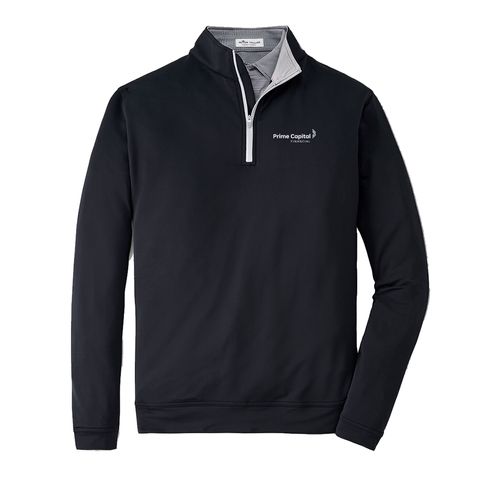 Peter Millar® "Perth" Stretch French Loop Terry Quarter Zip Pullover Shirt image thumbnail