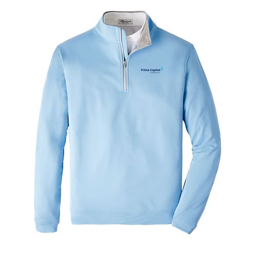 Peter Millar® "Perth" Stretch French Loop Terry Quarter Zip Pullover Shirt image thumbnail