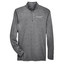 Image of ULTRACLUB Men's Cool & Dry Heathered Performance Quarter-Zip