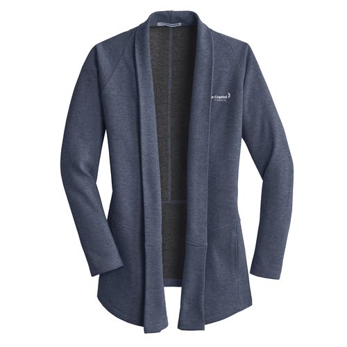 Port Authority® Ladies Interlock Cardigan Sweater image thumbnail