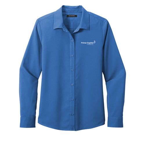 Port Authority® Ladies Long Sleeve Performance Staff Shirt image thumbnail