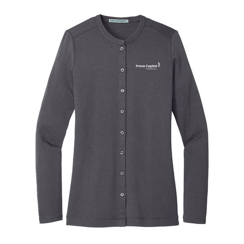 Port Authority® Women's Concept Stretch Button-Front Cardigan image thumbnail