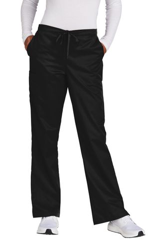 WonderWink Women's Petite WorkFlex Flare Leg Cargo Pant image thumbnail