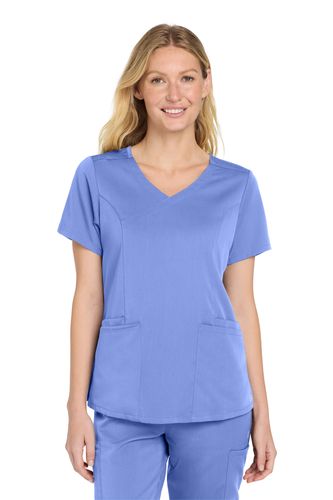 WonderWink Women's Premiere Flex Mock Wrap Top image thumbnail