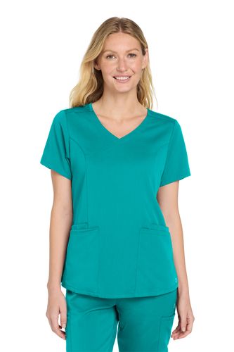 WonderWink Women's Premiere Flex Mock Wrap Top image thumbnail