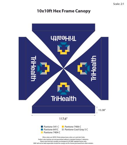 10x10ft Basic Kit-White Steel Frame Tent Kit & 6ft Table Cover  image thumbnail