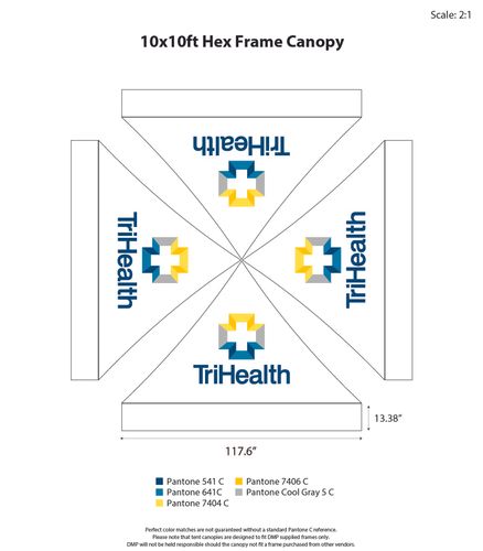 10x10ft Basic Kit-White Steel Frame Tent Kit & 6ft Table Cover  image thumbnail