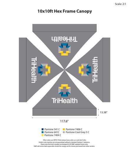 10'x10' Deluxe White Steel Frame Tent Kit  image thumbnail