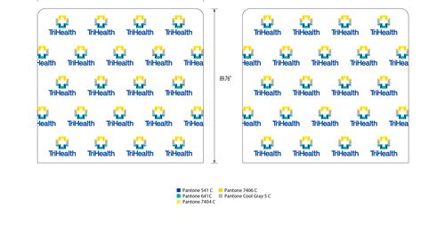 10ft Double-Sided Full Color Fabric Display Wall image thumbnail