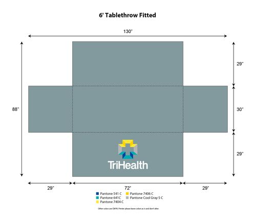 6ft Non-Fitted Standard Table Cover image thumbnail