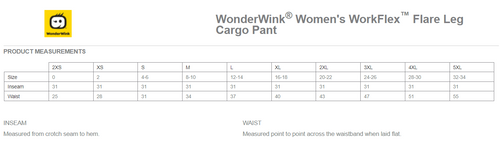 WonderWink Women's WorkFlex Flare Leg Cargo Pant image thumbnail