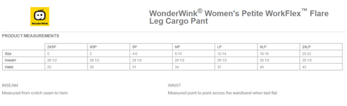 WonderWink Women's Petite WorkFlex Flare Leg Cargo Pant image thumbnail