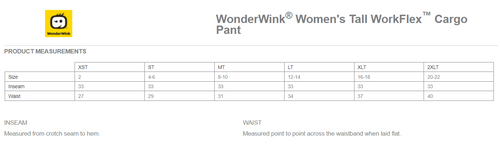 WonderWink Women's Tall WorkFlex Cargo Pant image thumbnail