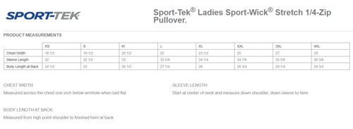 Sport-Tek Women’s Sport-Wick Stretch 1/4-Zip Pullover image thumbnail