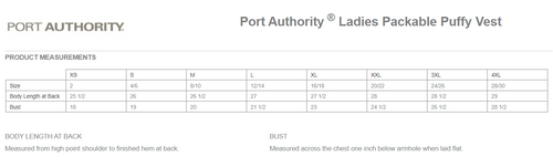 Port Authority Women’s Packable Puffy Vest image thumbnail