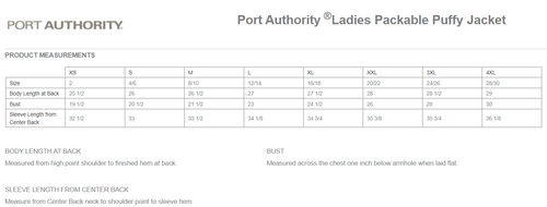 Port Authority Women’s Packable Puffy Jacket image thumbnail