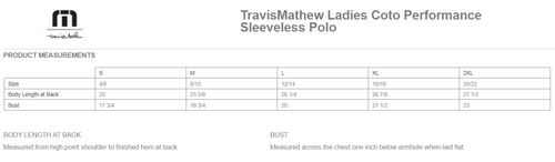 TravisMathew Women’s Coto Performance Sleeveless Polo image thumbnail