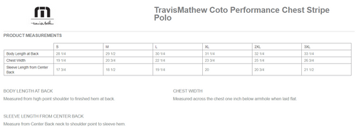 TravisMathew Coto Performance Chest Stripe Polo Shirt image thumbnail