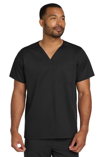 WonderWink Unisex WorkFlex Chest Pocket V-Neck Top image thumbnail