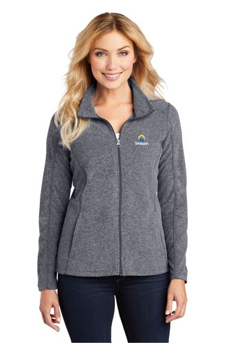 Port Authority Women's Heather Microfleece Full-Zip Jacket image thumbnail