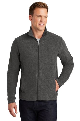 Port Authority Heather Microfleece Full-Zip Jacket image thumbnail