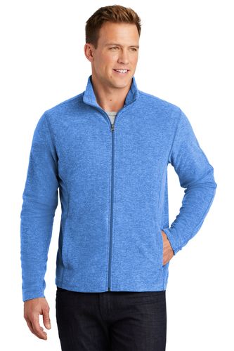 Port Authority Heather Microfleece Full-Zip Jacket image thumbnail