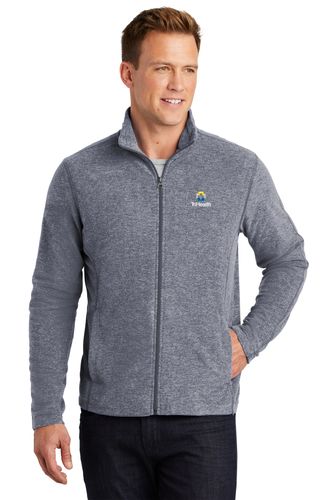 Port Authority Heather Microfleece Full-Zip Jacket image thumbnail