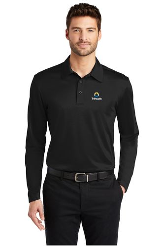 Port Authority Silk Touch Performance Long Sleeve Polo image thumbnail