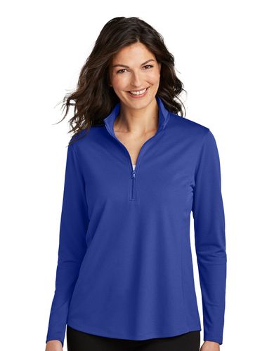 Port Authority Ladies UV Micro-Mesh 1/4-Zip image thumbnail