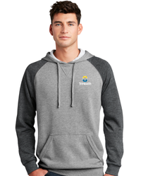 Image of District Men's Lightweight Fleece Raglan Hoodie
