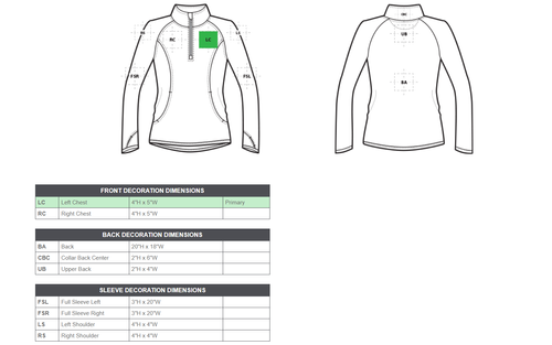 Sport-Tek Women’s Sport-Wick Stretch 1/4-Zip Pullover image thumbnail