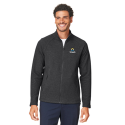 Image of North End Men's Spirit Textured Full-Zip