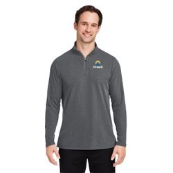 Image of Men's Fusion ChromaSoft™ Pique Quarter-Zip