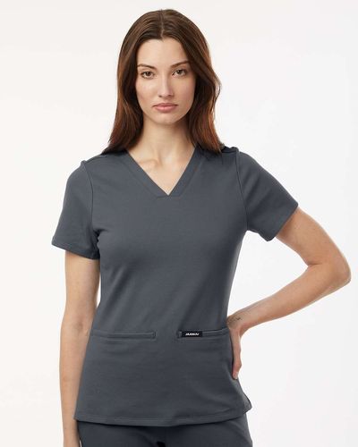 Jaanuu - Women's Cesi Ultrasoft Scrub V-Neck Top image thumbnail