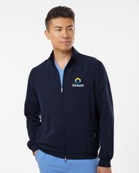 Image of Jaanuu - Wolfe Everyday Full-Zip 6-Pocket Scrub Jacket