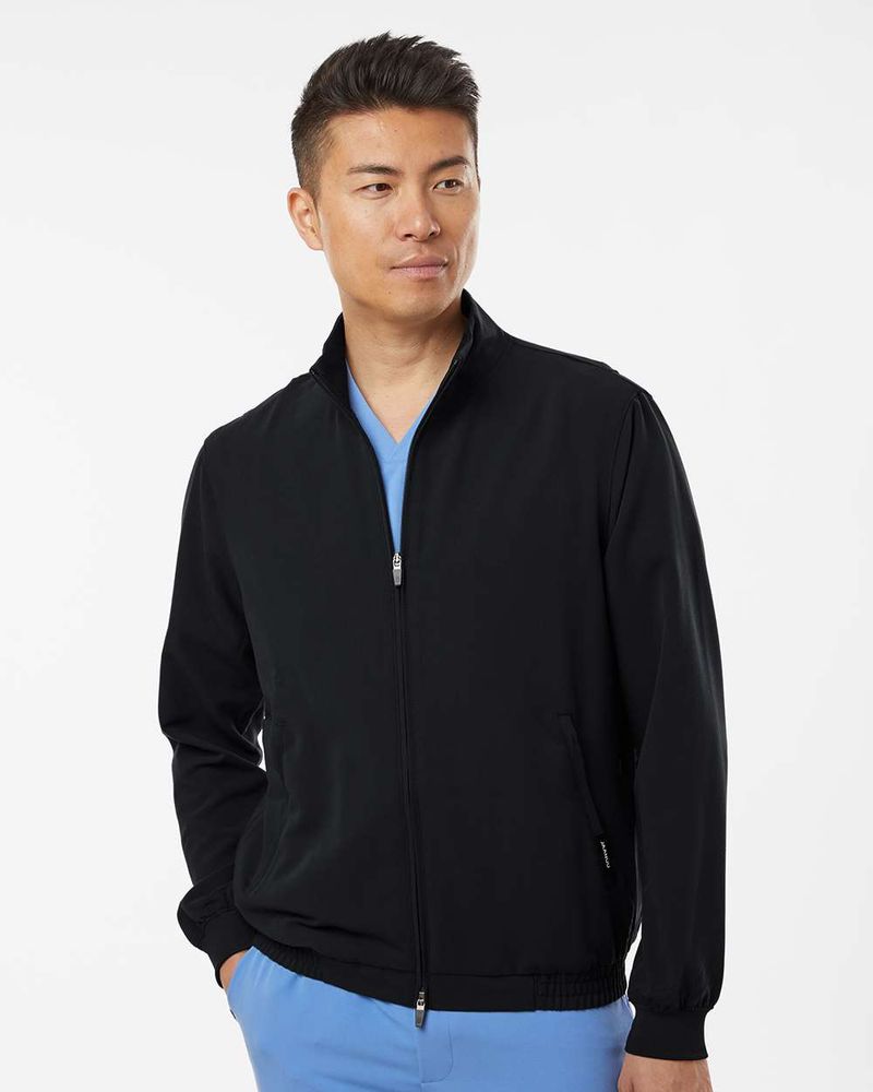 Jaanuu - Wolfe Everyday Full-Zip 6-Pocket Scrub Jacket primary image