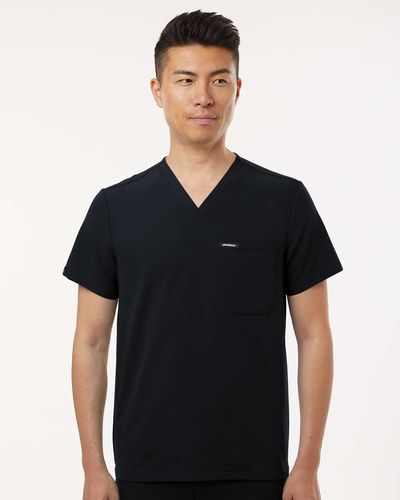 Jaanuu - Holmes Everyday 1-Pocket Scrub V-Neck Top image thumbnail