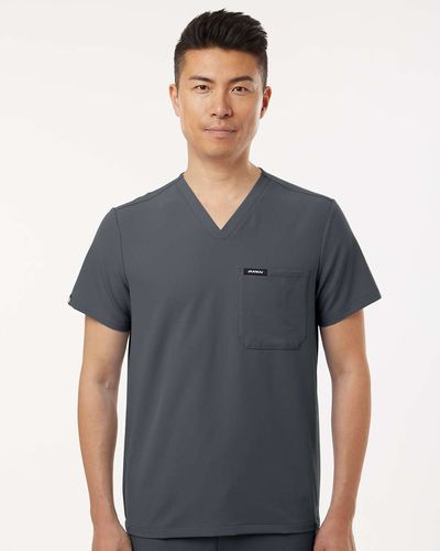 Jaanuu - Holmes Everyday 1-Pocket Scrub V-Neck Top image thumbnail