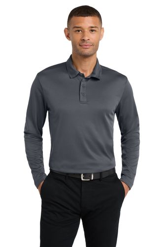 Port Authority Silk Touch Performance Long Sleeve Polo image thumbnail