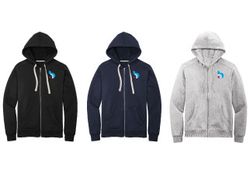 Image of District Full Zip Fleece Hoodie