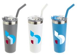 Image of 22 oz. Tumbler with Straw