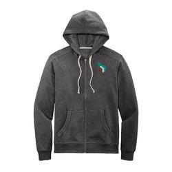 Image of District Full Zip Fleece Hoodie (Inv)