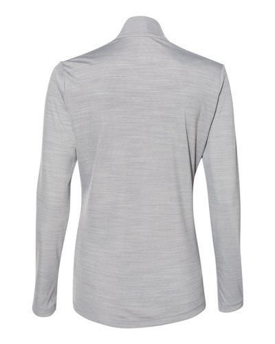 Women's Lightweight Mélange Quarter-Zip Pullover - A476 image thumbnail