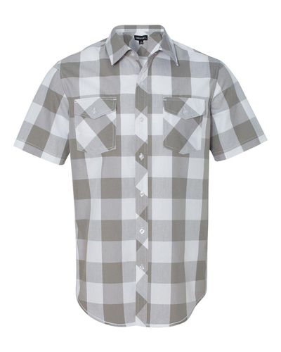 Buffalo Plaid Short Sleeve Shirt - 9203 image thumbnail