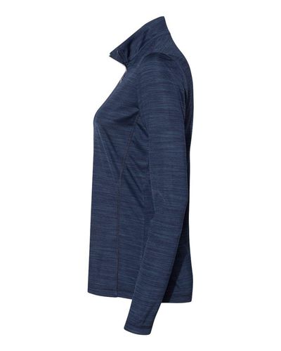 Women's Lightweight Mélange Quarter-Zip Pullover - A476 image thumbnail