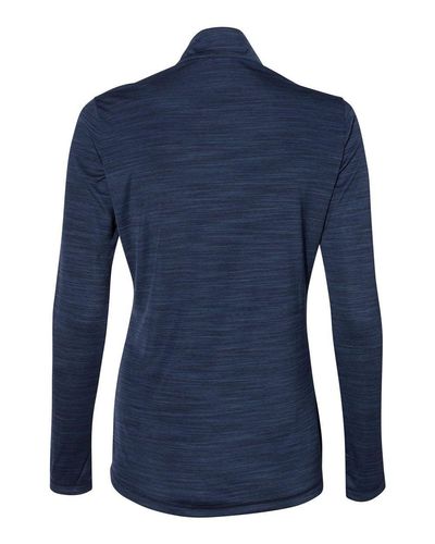 Women's Lightweight Mélange Quarter-Zip Pullover - A476 image thumbnail