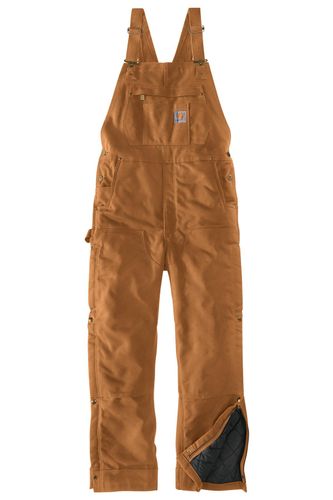 31" Inseam- Carhartt Firm Duck Insulated Bib Overalls CT104393 image thumbnail